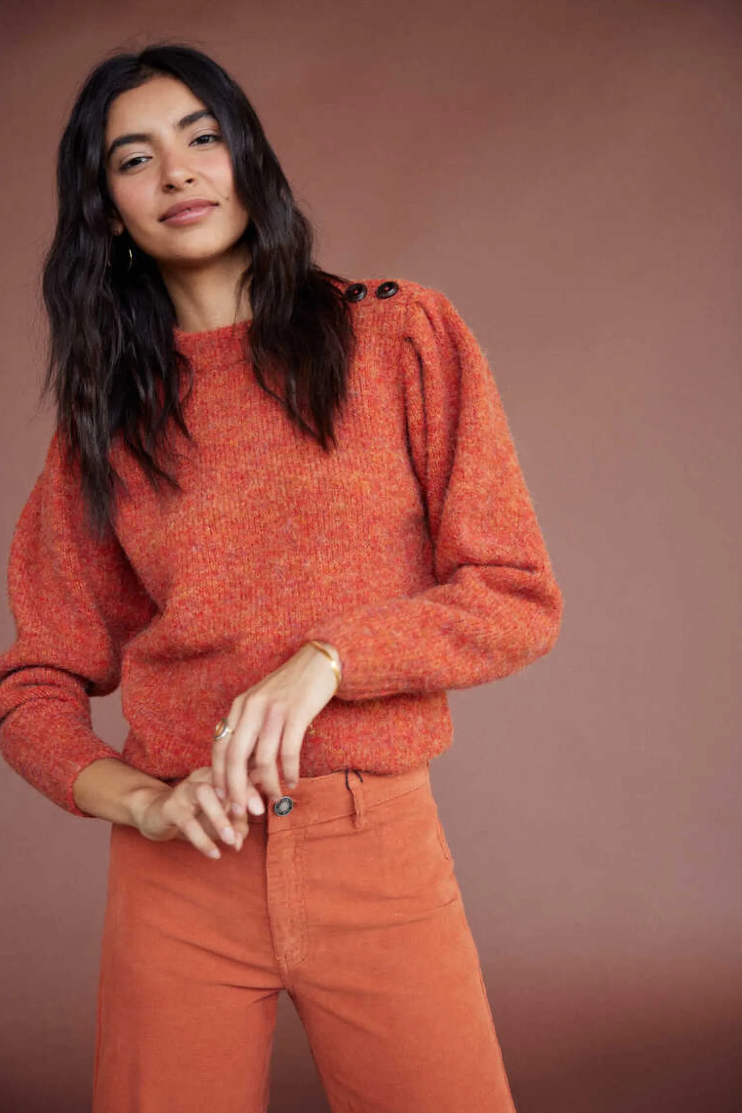 Slowlove Sueteres E Cardigans-Jersey Manga Globo