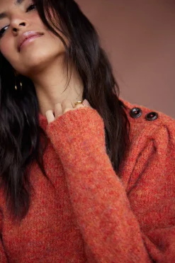 Slowlove Sueteres E Cardigans-Jersey Manga Globo