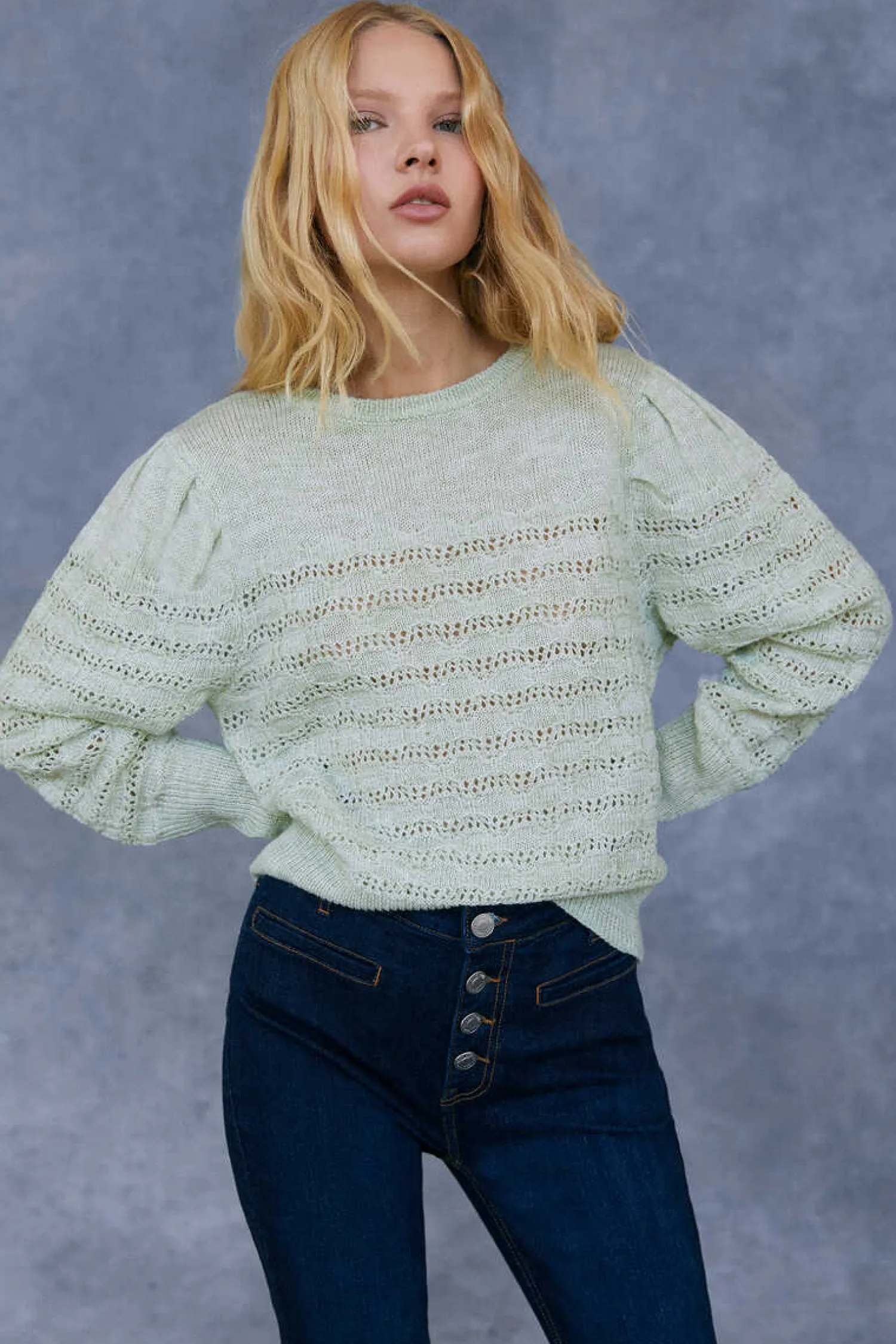 Slowlove Sueteres E Cardigans-Jersey Sostenible Calado