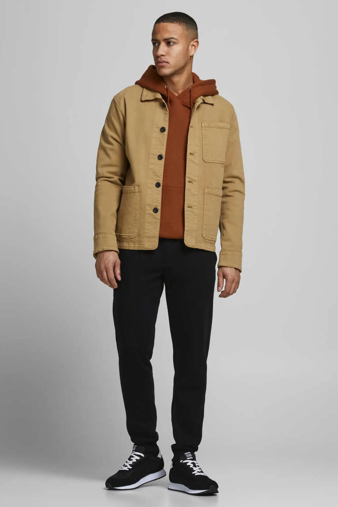 Jack & Jones Jogger Com Algodao Preto Best