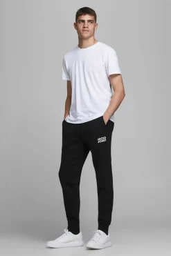 Jack & Jones Jogger De Algodao Preto Online