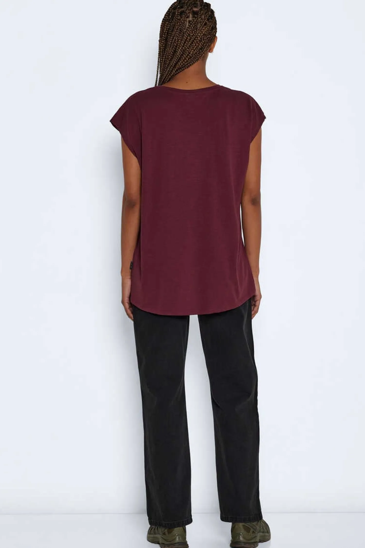 Noisy May T-Shirts-Langes Kurzarm-Shirt