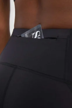 Dash and Stars Calcas-Legging Medio Negro 4D Stretch