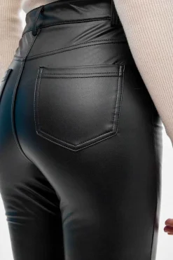 Inside Calcas-Leggings Cintura Alta Efeito Pele