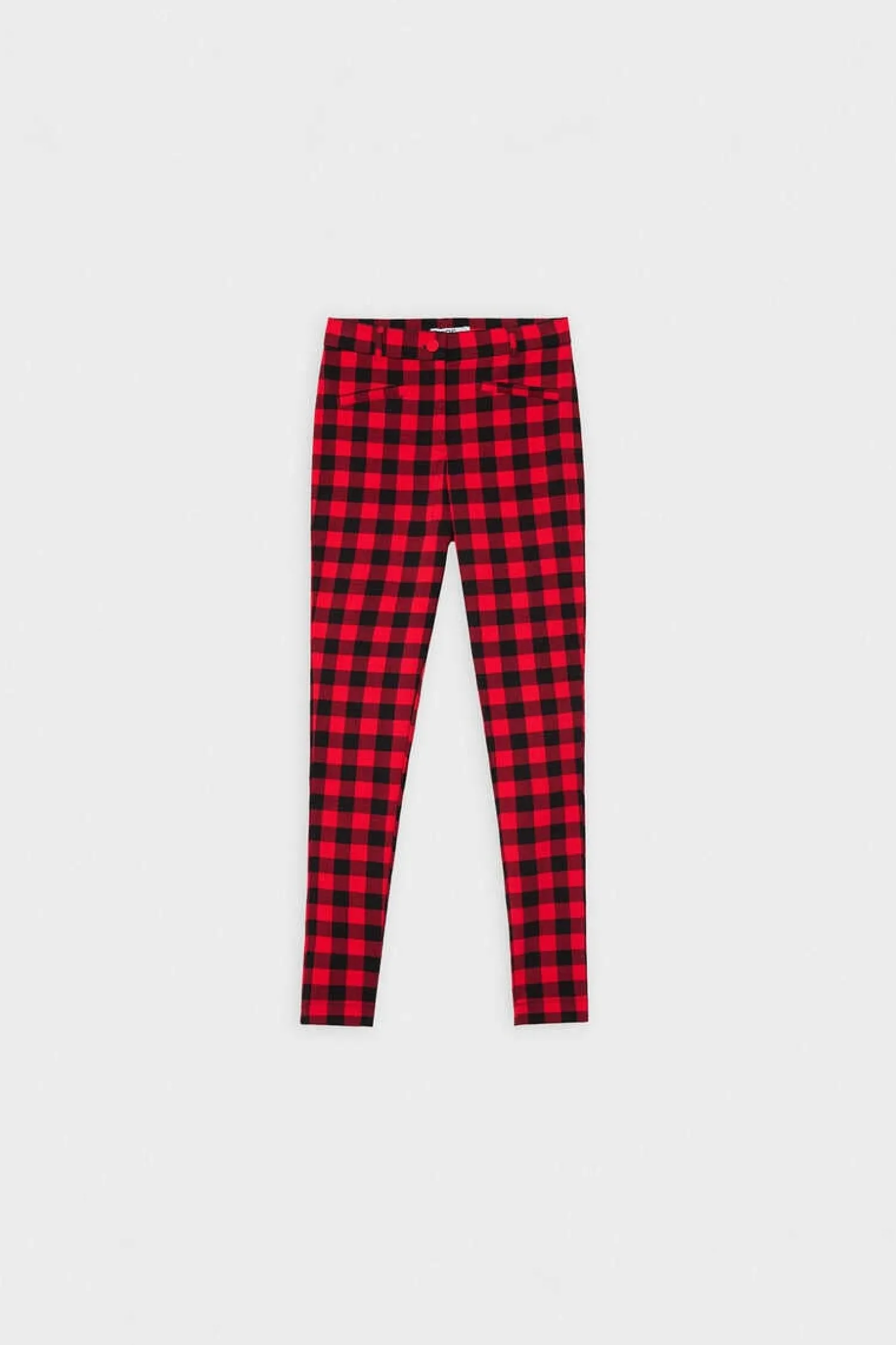 Inside Calcas-Leggings Cintura Subida Quadrados