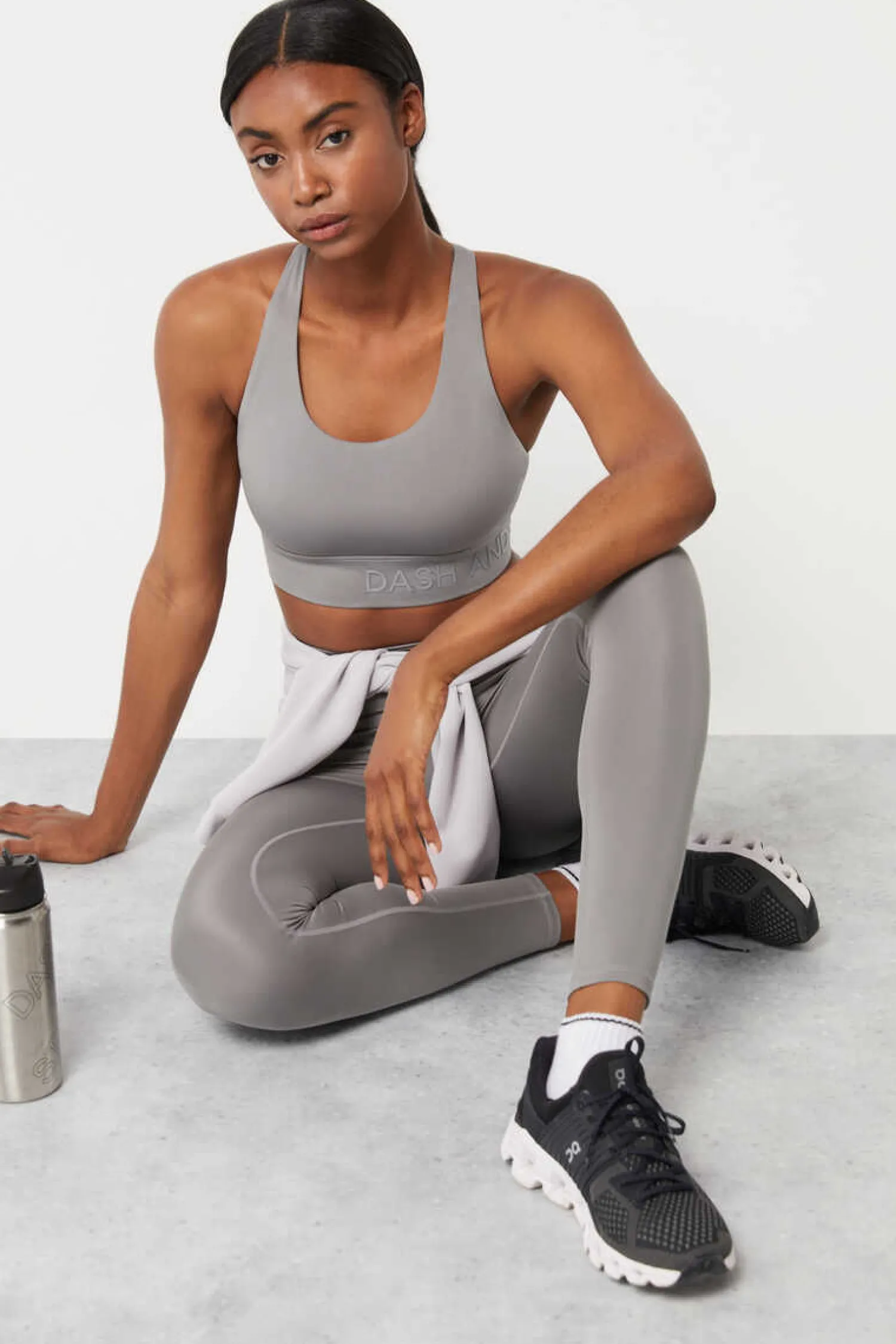 Dash and Stars Calcas-Leggings Cinzentas 4D Stretch