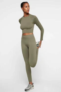 Only Play Calcas-Leggings Compridas Com Cintura Subida