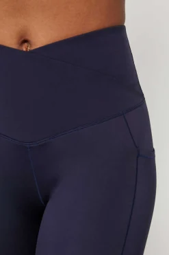 Dash and Stars Calcas-Leggings Crop Cintura Cruzada 4D Stretch