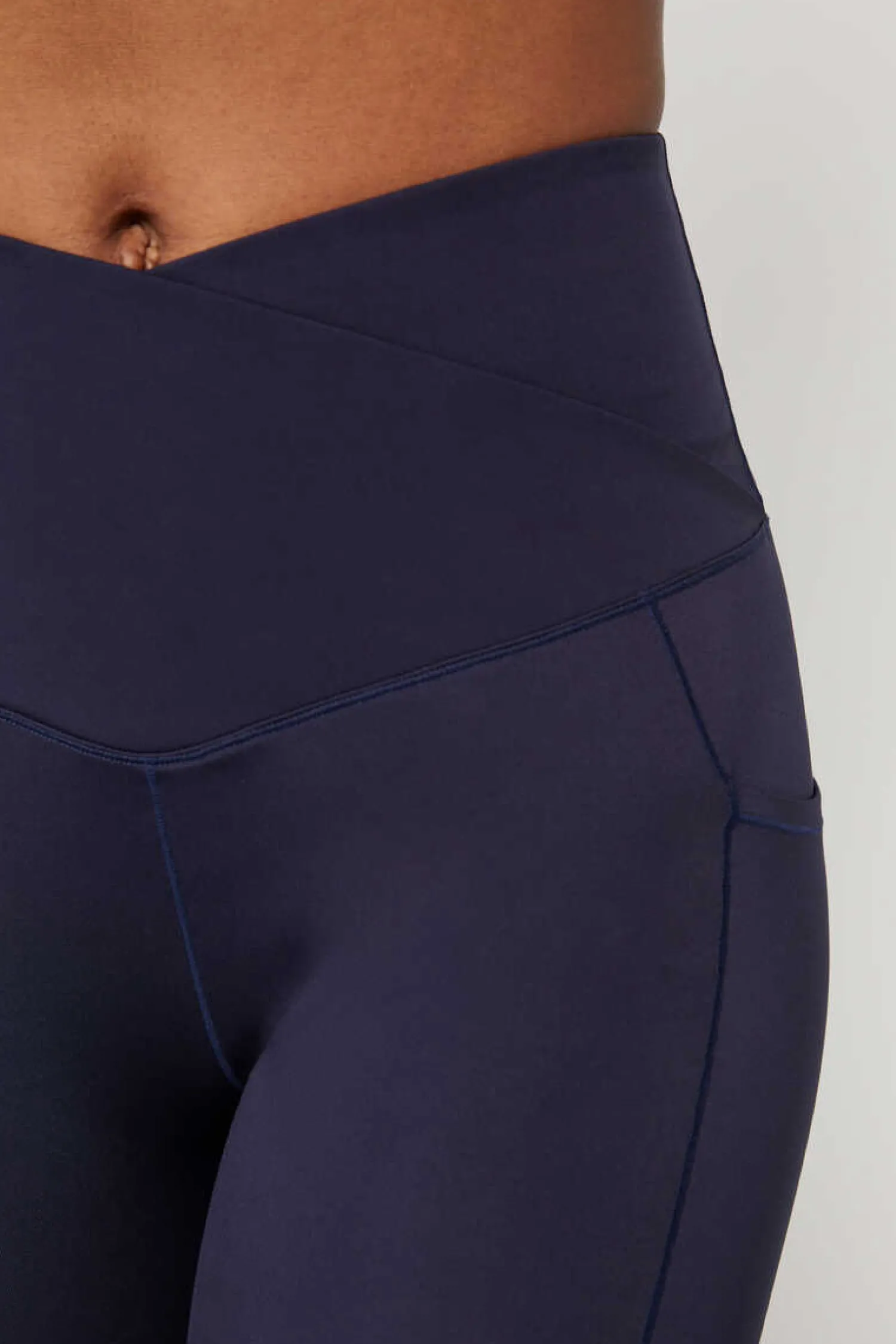 Dash and Stars Calcas-Leggings Crop Cintura Cruzada 4D Stretch