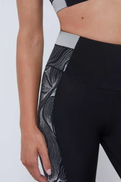 Dash and Stars Calcas-Leggings Crop Refletoras 4D Stretch