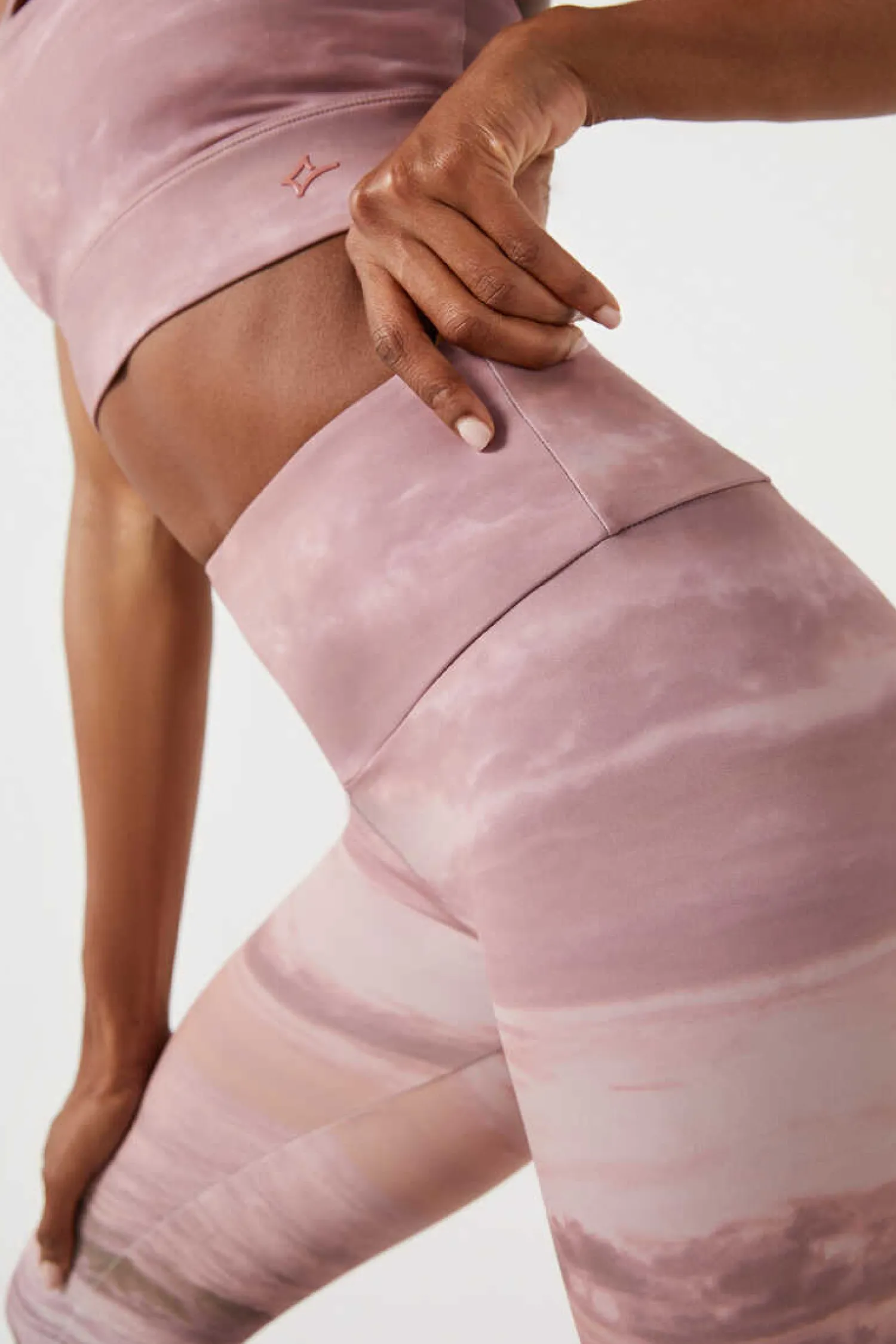 Dash and Stars Calcas-Leggings Crop Sunset 4D Stretch