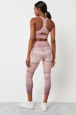 Dash and Stars Calcas-Leggings Crop Sunset 4D Stretch