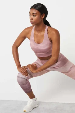 Dash and Stars Calcas-Leggings Crop Sunset 4D Stretch