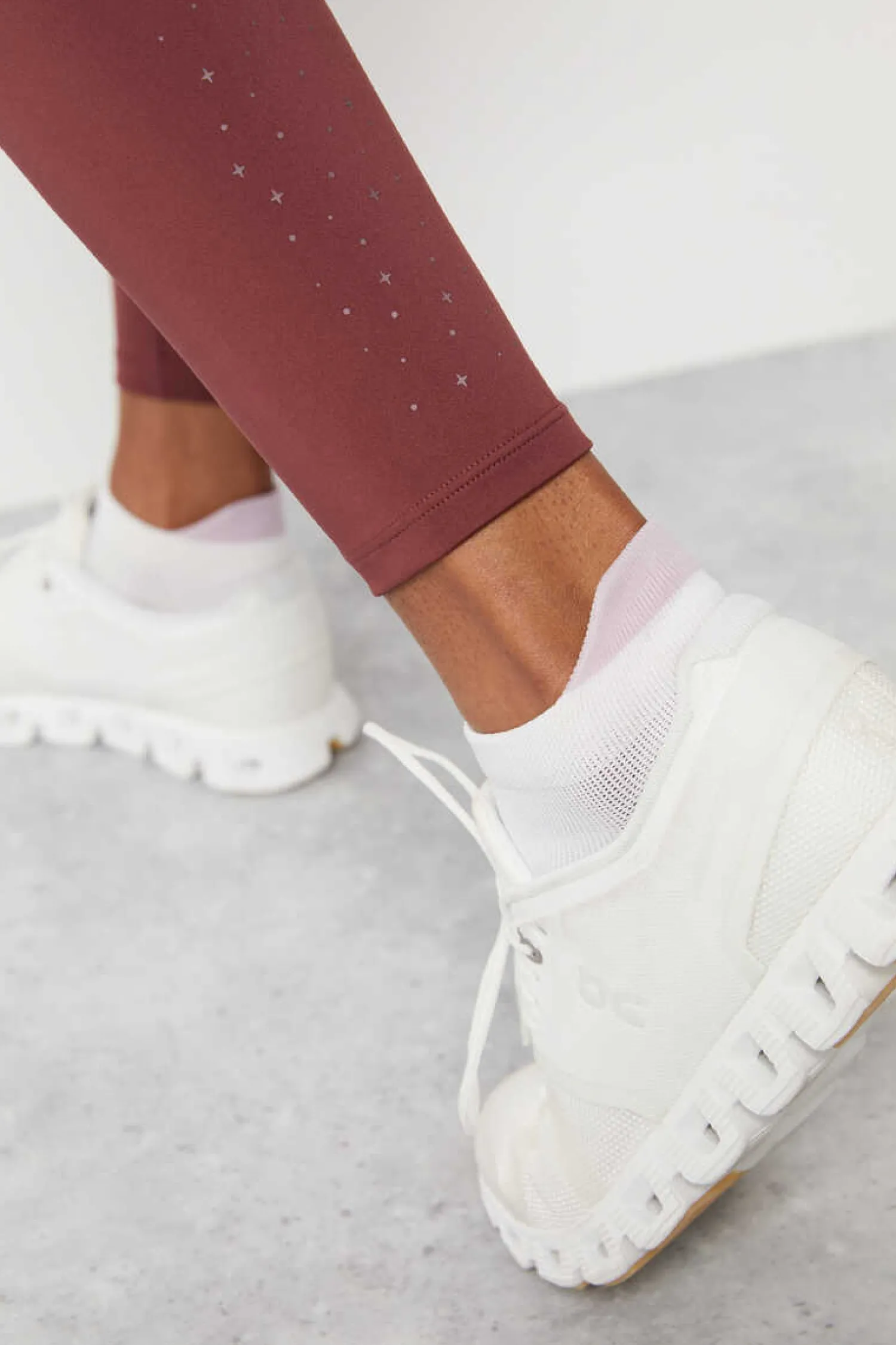 Dash and Stars Calcas-Leggings Grena 4D Stretch