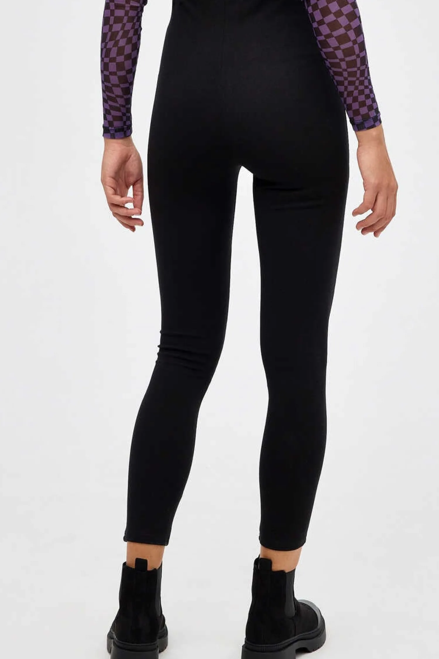 Inside Calcas-Leggings High Waist Botoes