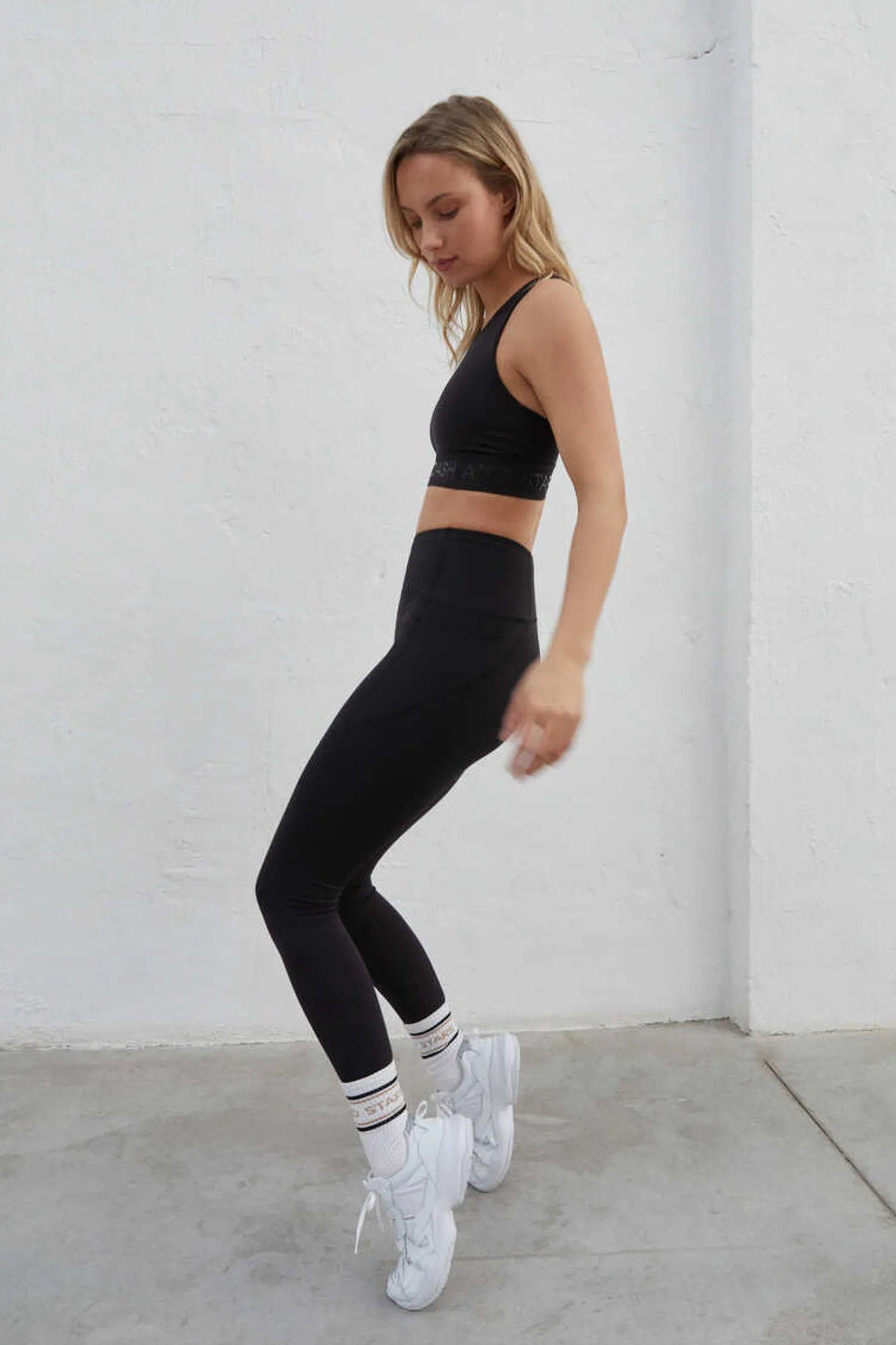 Dash and Stars Outdoor-Leggings S Microfibra 4D Stretch