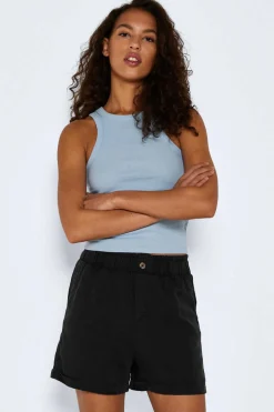 Noisy May Calcas-Lyocell Flowing Shorts