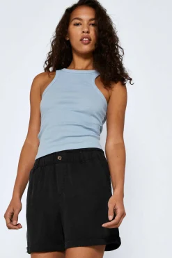 Noisy May Calcas-Lyocell Flowing Shorts