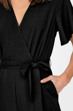 Only Vestidos E Macacoes-Macacao Comprido Manga Curta