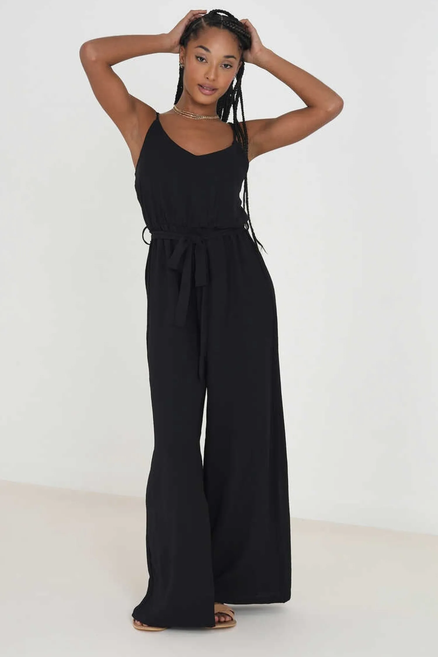 Brave Soul Vestidos E Macacoes-Macacao Fluido Com Alcas