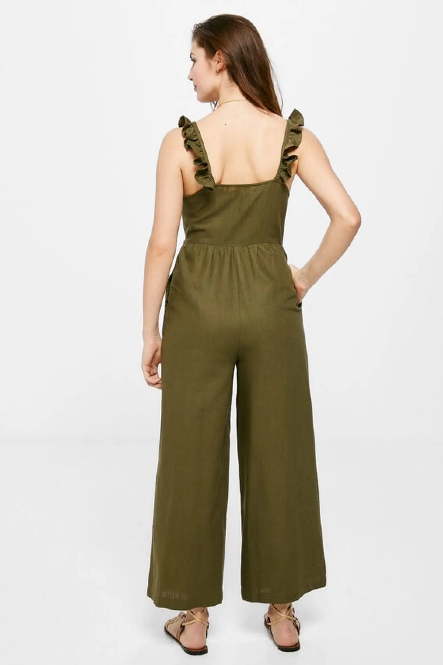 Springfield Vestidos E Macacoes-Macacao Plissado Algodao