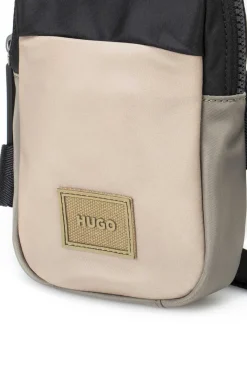 HUGO Mala De Tiracolo Logo Natural Clearance