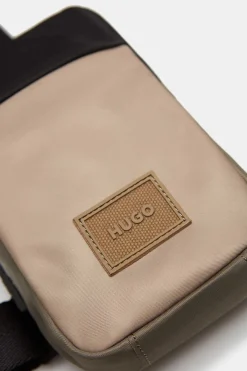 HUGO Mala De Tiracolo Logo Natural Clearance