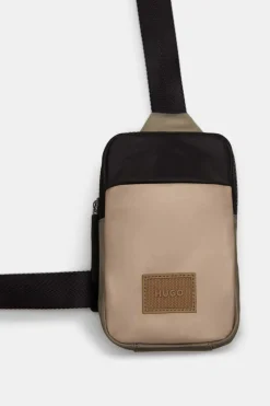 HUGO Mala De Tiracolo Logo Natural Clearance