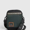 Pepe Jeans Mala De Tiracolo Tecido Combinado Verde Outlet