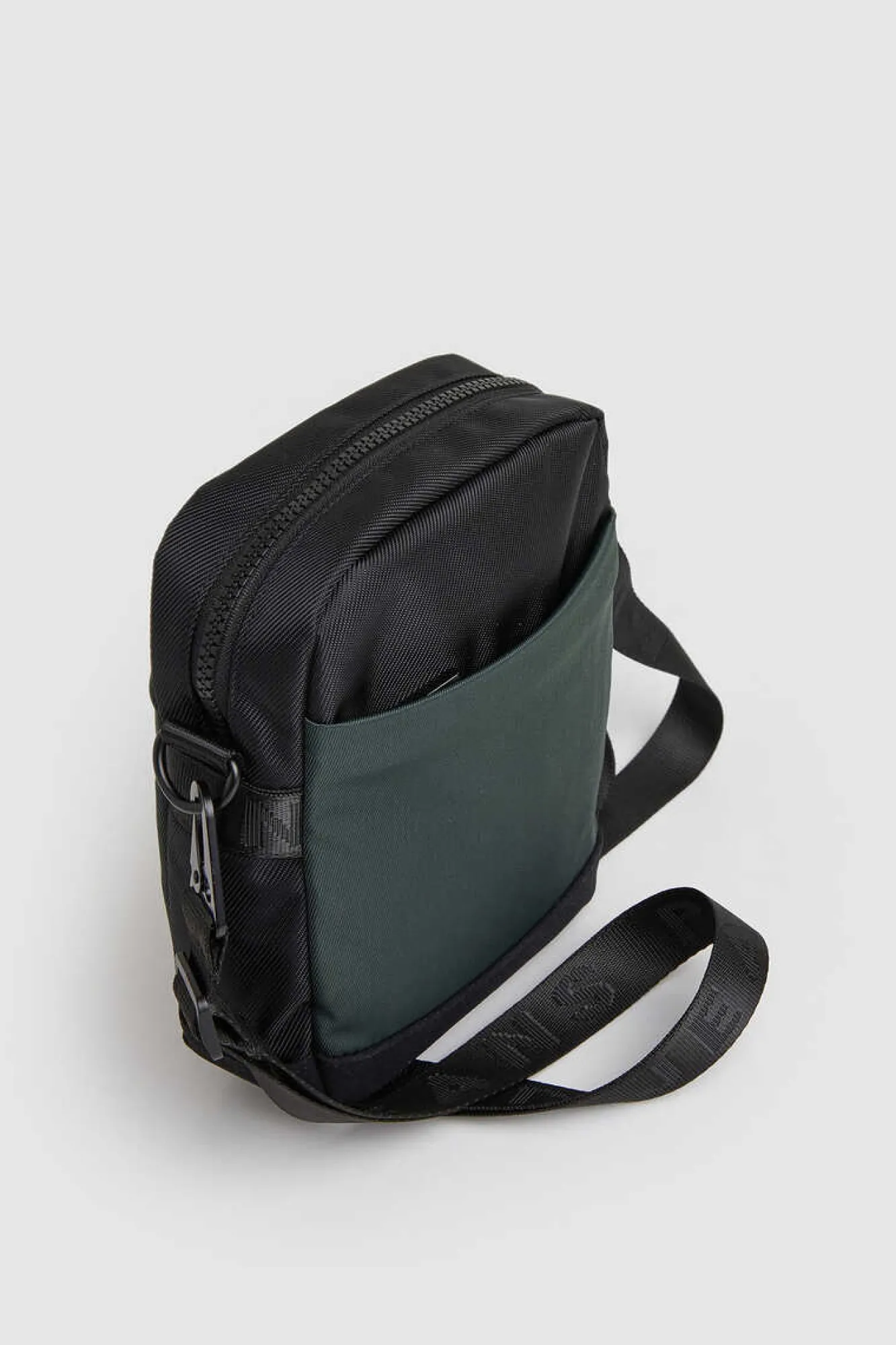 Pepe Jeans Mala De Tiracolo Tecido Combinado Verde Outlet