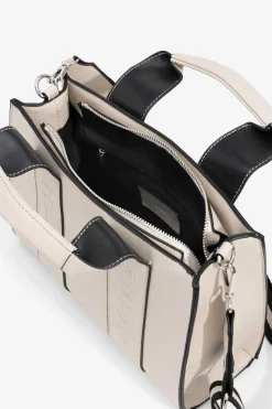 Tiffosi Malas E Mochilas-Mala Tote Bag Com Alcas Combinadas