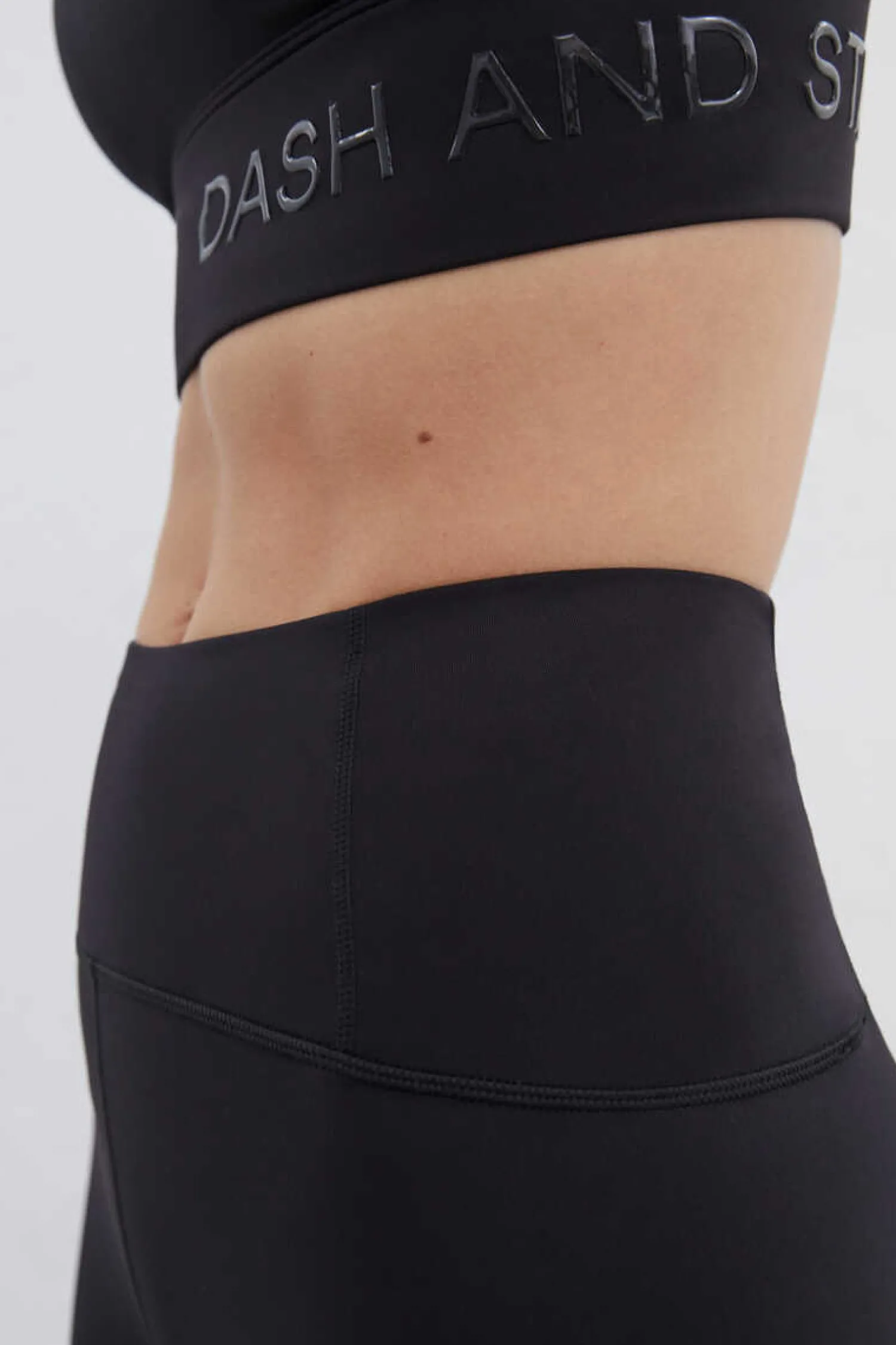 Dash and Stars Outdoor-Malhas Ciclista Pretas 4D Stretch