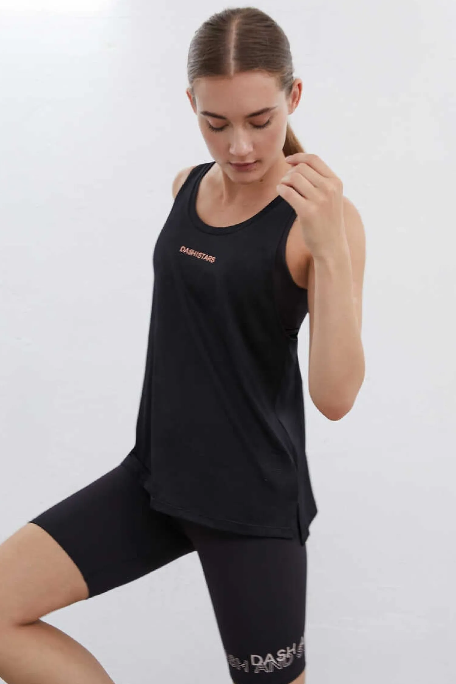 Dash and Stars Outdoor-Malhas Ciclista Pretas 4D Stretch