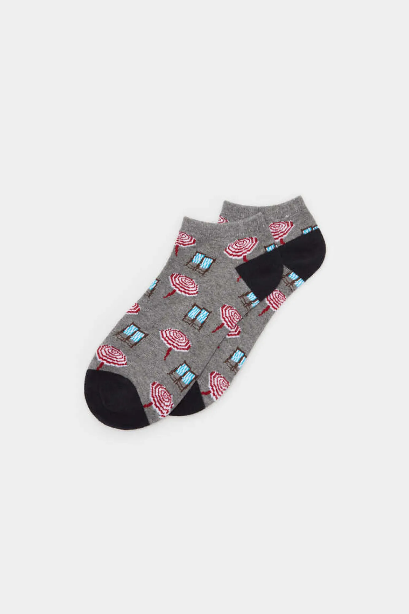 Springfield Meia De Tornozelo Cinza