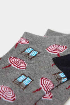 Springfield Meia De Tornozelo Cinza