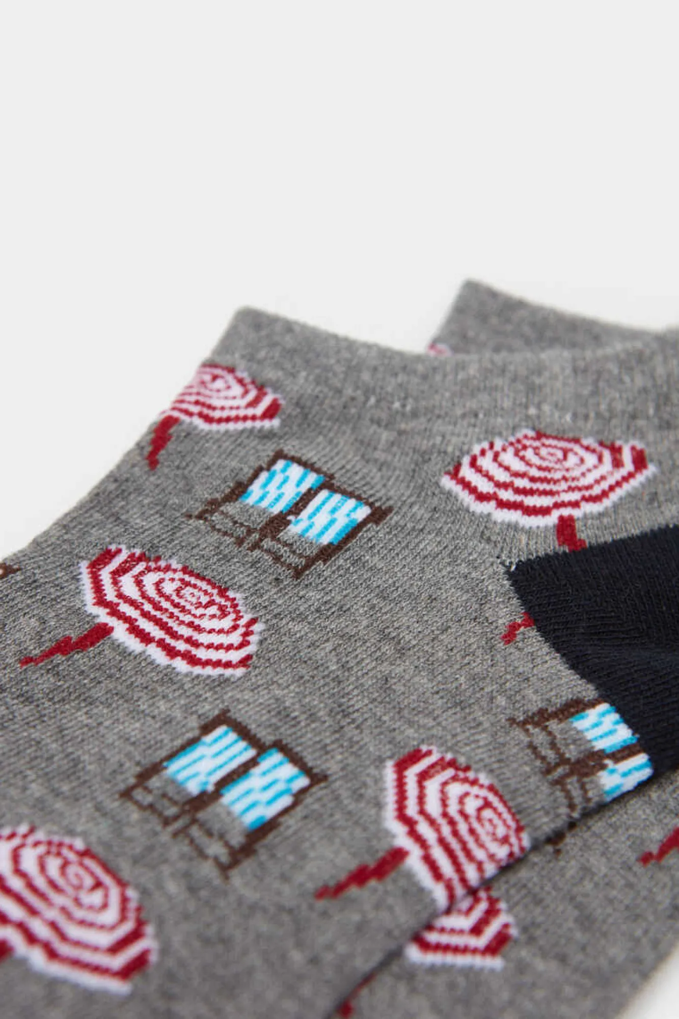 Springfield Meia De Tornozelo Cinza