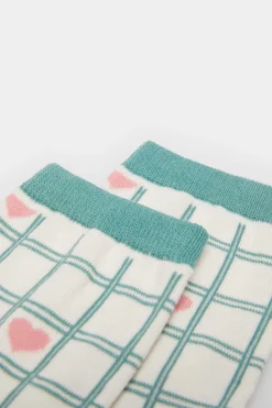 Springfield Meias-Meia Quadrados Coracoes