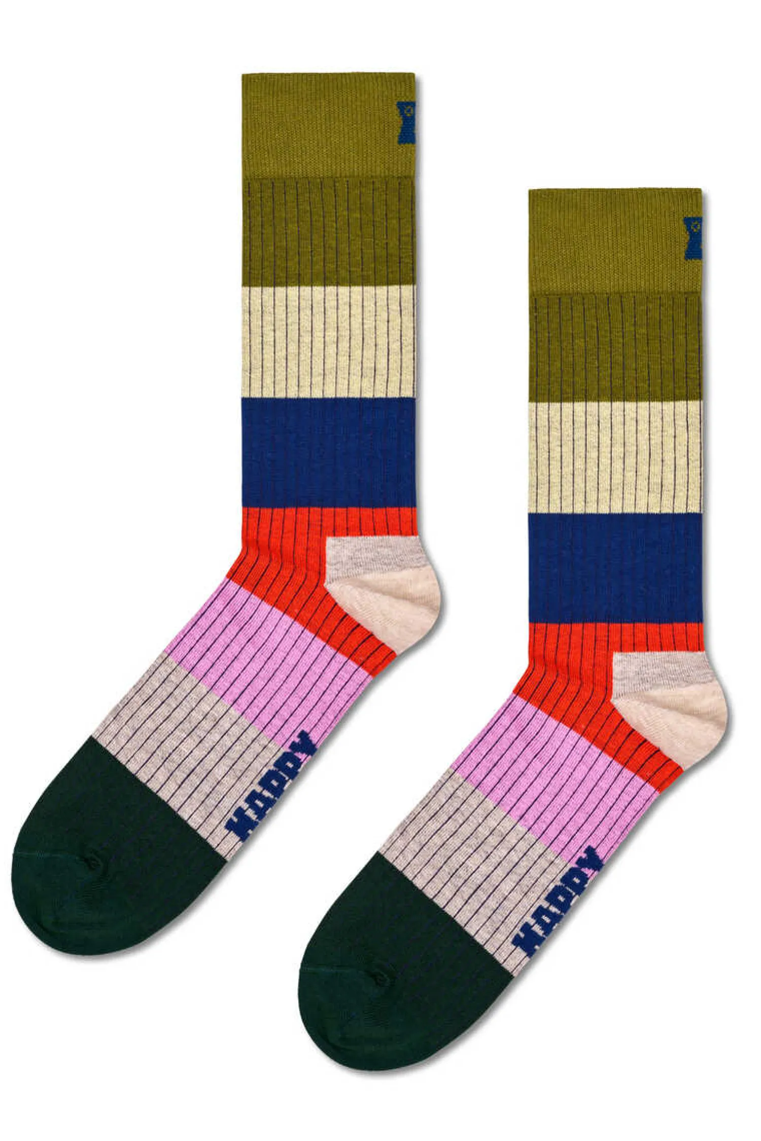 Happy Socks Meias-Meia Riscas Compridas