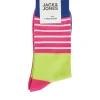Jack&Jones Meias Altas Combinadas Cores Neon Impressao Hot
