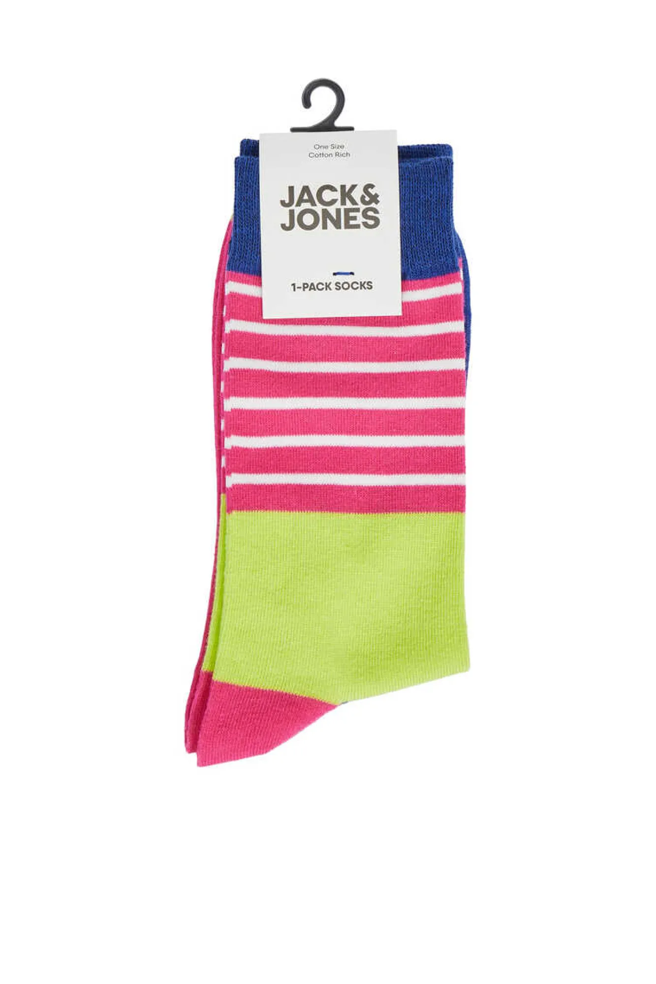 Jack&Jones Meias Altas Combinadas Cores Neon Impressao Hot