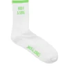Jack&Jones Meias Altas De Tenis Print Good Vibes Verde Hot