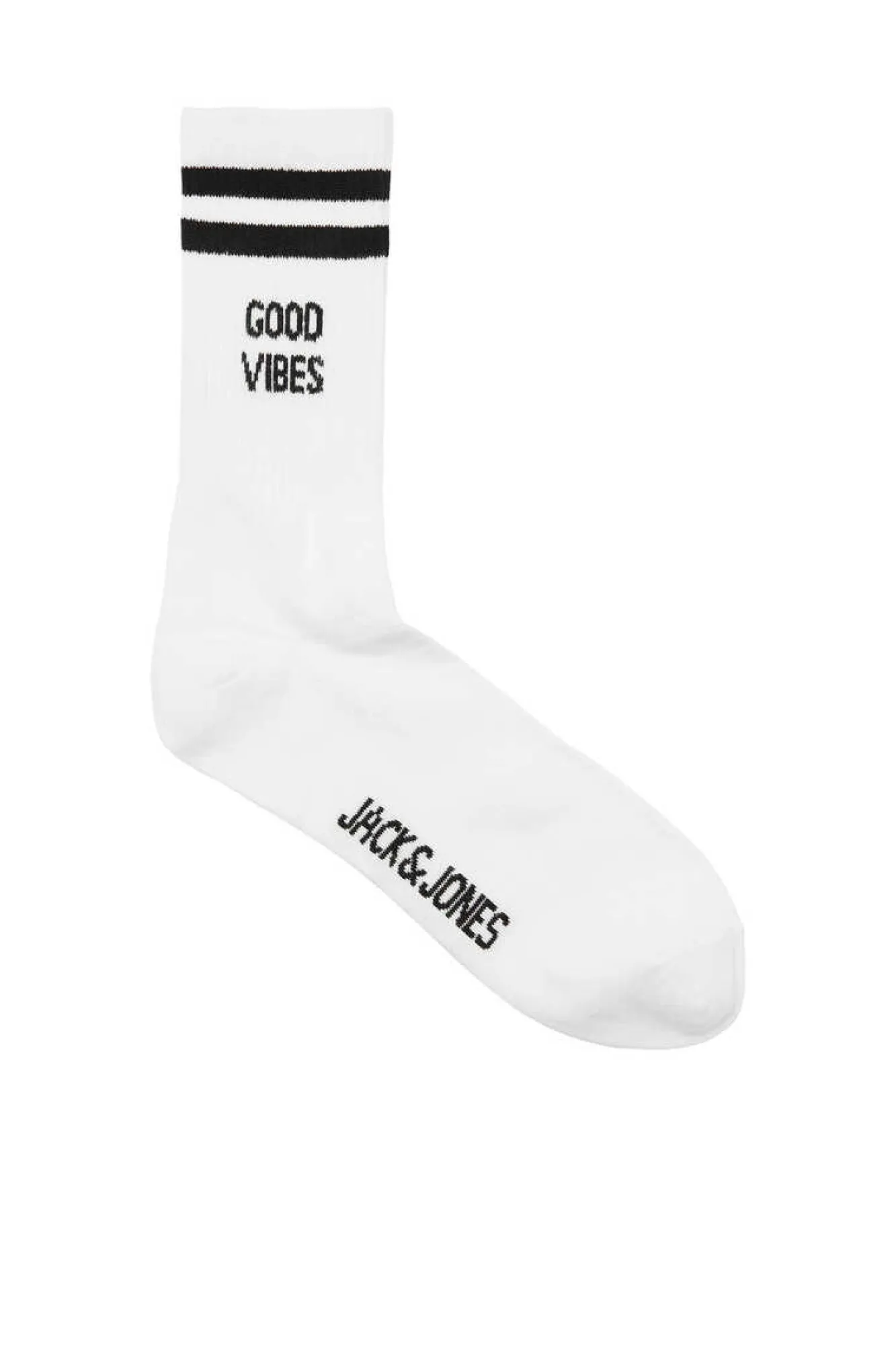 Jack&Jones Meias Altas De Tenis Print Good Vibes Preto Online