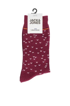 Jack&Jones Meias Altas Print Passaros Rosa