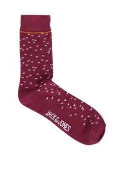 Jack&Jones Meias Altas Print Passaros Rosa