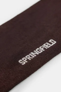 Springfield Meias Basicas Castanho Clearance