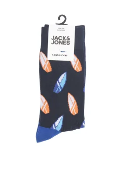 Jack & Jones Meias Cano Medio Marinho Mistura Online