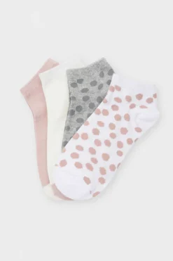 Inside Meias-Meias Pelo Tornozelo Pack 4 Sortido