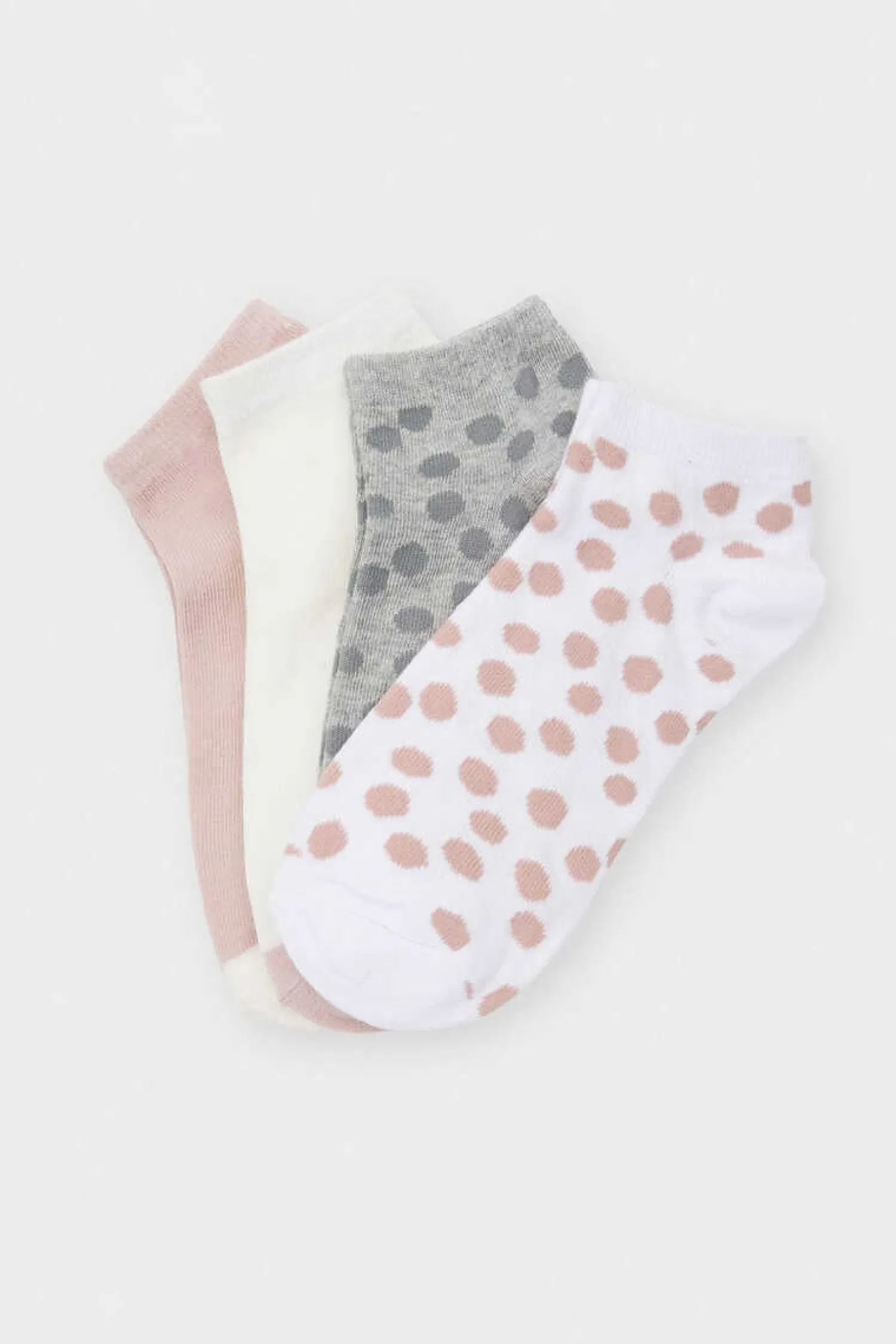 Inside Meias-Meias Pelo Tornozelo Pack 4 Sortido