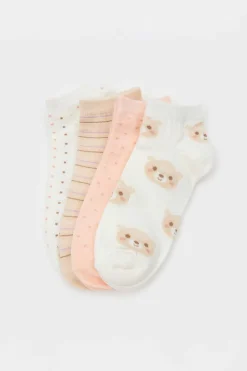 Inside Meias-Meias Pelo Tornozelo Pack 4 Sortido