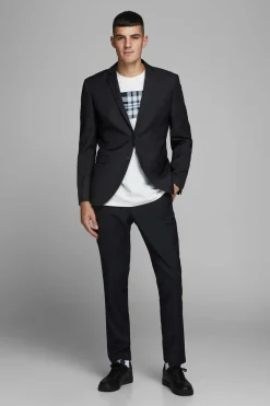Jack & Jones Men'S Slim Fit Blazer Preto New